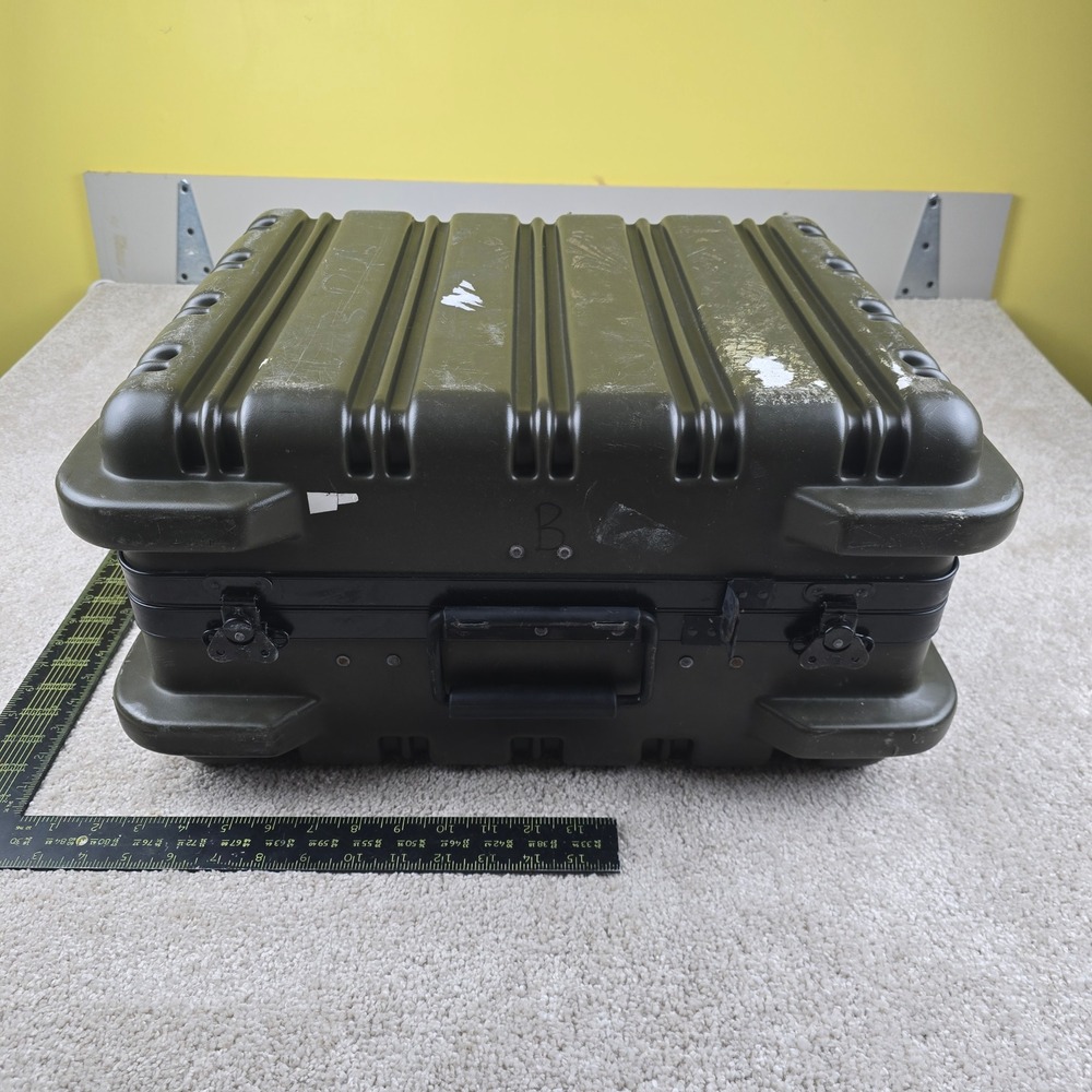Jensen Tool Case Olive Drab Green Hard Shell Professional Field Technician Box